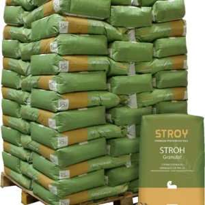 STROY Strohgranulat Einstreu 15kg x 65 Sack 975kg Palette