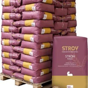 STROY Strohpellets Einstreu 15kg x 65 Sack 975kg Palette